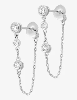 Boucles d'oreilles pendantes et oxydes de zirconium SO OR
