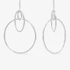 Boucles d'oreilles pendantes trois ronds argent 925‰ SO OR