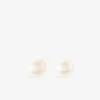 Boucles d'oreilles perles de culture eau douce argent rhodié 925%o 8 mm SO OR