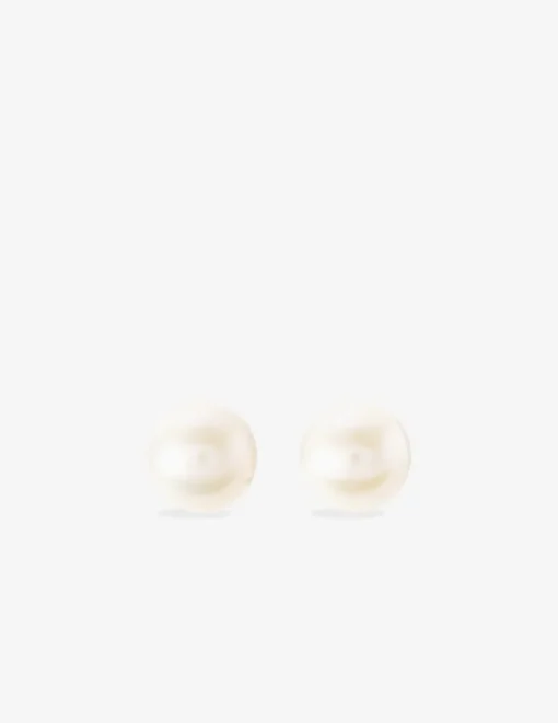 Boucles d'oreilles perles de culture eau douce argent rhodié 925%o 8 mm SO OR