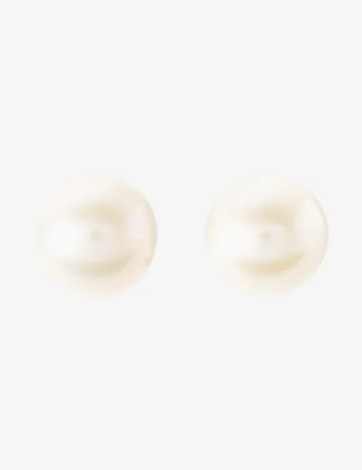Boucles d'oreilles perles de culture eau douce argent rhodié 925%o 8 mm SO OR