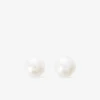 Boucles d'oreilles perles de culture eau douce argent rhodié 925%o 9 mm SO OR