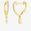Boucles d'oreilles Plaqué or & oxydes de zirconium SO OR