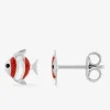 Boucles d'oreilles poissons argent 925 ‰ SO OR