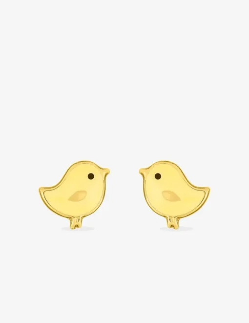 Boucles d'oreilles poussin or jaune 375‰ SO OR