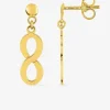 Boucles d'oreilles "infini" or jaune 375‰ SO OR