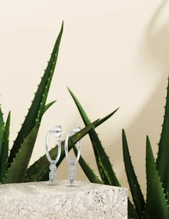 Boucles d'oreilles Royale en argent SO OR
