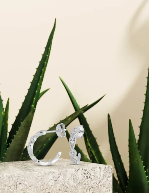Boucles d'oreilles Royale en argent SO OR