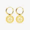 Boucles d'oreilles Shéhérazade motif or jaune 750‰ SO OR