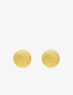 Boucles d'oreilles sphères 5 mm or jaune 750 ‰ SO OR