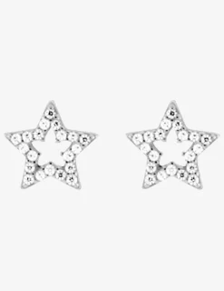 Boucles d'oreilles étoile en argent 925‰ rhodié SO OR