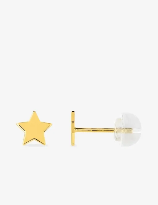 Boucles d'oreilles étoile or jaune 375‰ SO OR