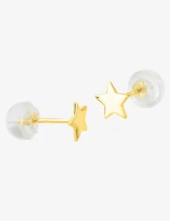 Boucles d'oreilles étoile or jaune 375‰ SO OR