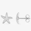 Boucles d'oreilles étoiles de mer argent 925‰ SO OR