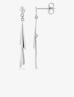 Boucles d'oreilles tubes argent 925‰ rhodié SO OR