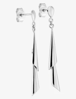 Boucles d'oreilles tubes argent 925‰ rhodié SO OR
