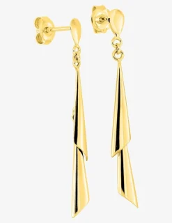 Boucles d'oreilles tubes plaqué or SO OR