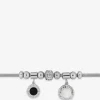 Bracelet acier breloques jetons avec cristaux synthétiques SO OR