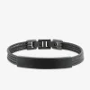 Bracelet acier CARGO 4 cables et motif central SO OR