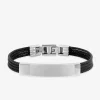 Bracelet acier CARGO 4 rangs de câbles acier noir SO OR