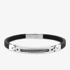 Bracelet acier CARGO cable et caoutchouc SO OR