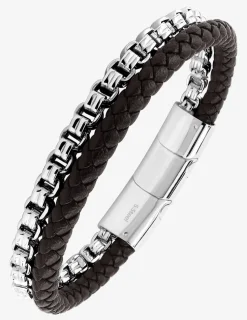 Bracelet acier et autre matière fantaisie SO OR