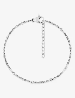 Bracelet acier gris maille forçat SO OR