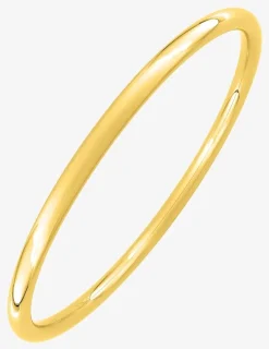 Bracelet acier jaune jonc massif rond SO OR