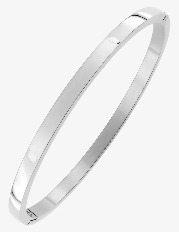 Bracelet acier jonc rigide au profil rectangulaire SO OR