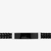 Bracelet acier noir tressé SO OR