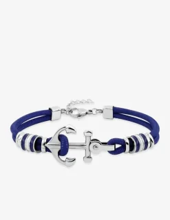 Bracelet ancre nylon et acier SO OR
