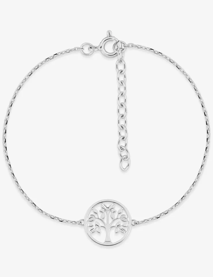 Bracelet arbre de vie en argent 925 ‰ rhodié SO OR