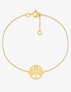 Bracelet arbre de vie or jaune 750 ‰ SO OR