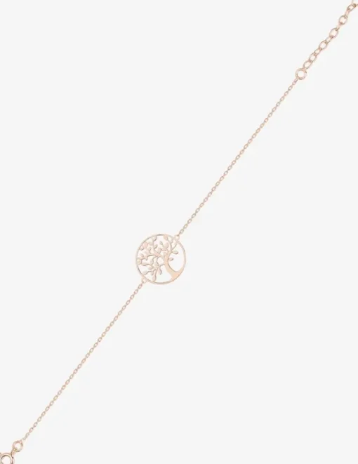 Bracelet arbre de vie plaqué or rose SO OR
