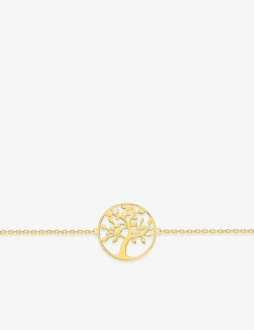 Bracelet arbre de vie plaqué or SO OR