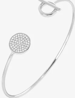 Bracelet argent 925 ‰ rhodié avec oxydes de zirconium SO OR