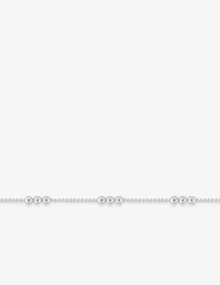 Bracelet argent 925 ‰ rhodié boules fixes SO OR