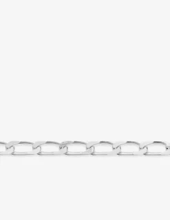 Bracelet argent 925 ‰ rhodié maille cheval SO OR