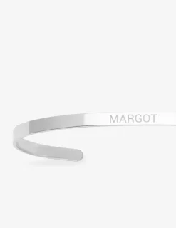 Bracelet argent 925‰ jonc plat ouvert à graver SO OR