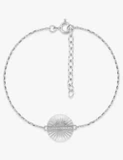 Bracelet argent 925‰ rhodié et oxydes de zirconium SO OR