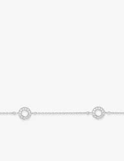Bracelet argent 925‰ rhodié, et oxydes de zirconium SO OR