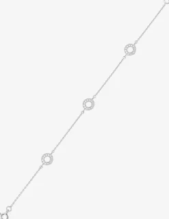 Bracelet argent 925‰ rhodié, et oxydes de zirconium SO OR
