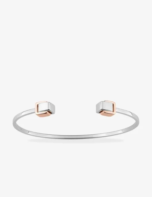 Bracelet bicolore argent 925 ‰, tout métal, SO OR