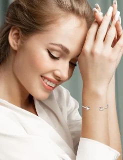 Bracelet bicolore argent 925 ‰, tout métal, SO OR