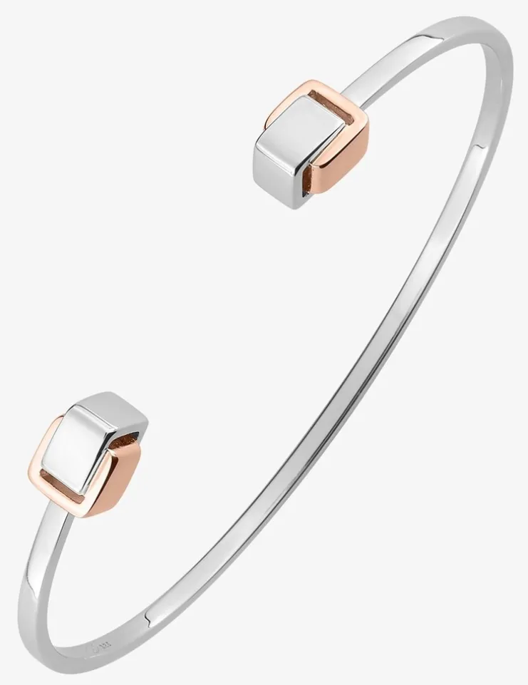 Bracelet bicolore argent 925 ‰, tout métal, SO OR