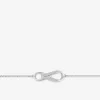 Bracelet boucles argent 925‰ rhodié et oxydes de zirconium SO OR