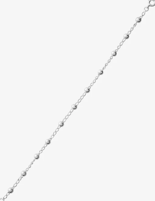 Bracelet boules en argent 925 ‰ rhodié SO OR