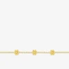 Bracelet Bracelet acier doré tendance avec motif fleurs SO OR