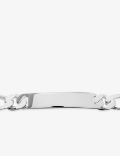 Bracelet Bracelet argent 925‰ identité gravable maille alternée 1+1 SO OR