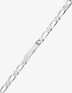 Bracelet Bracelet argent 925‰ identité gravable maille alternée 1+1 SO OR
